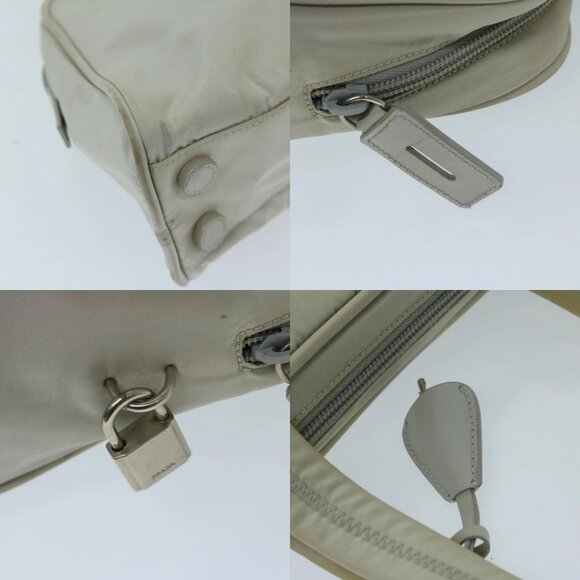 PRADA Hand Bag Nylon Gray Auth 68818 - Picture 14 of 14